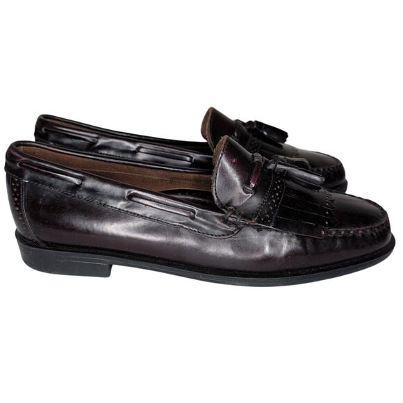 Vintage Bass Weejuns Penny Loafer‎ Men 10.5 Tassel Old Money Preppy Dress Shoe - Picture 2 of 8